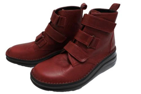 【インコルジェ8748 ワイン】ソフトレザーベルトブーツ